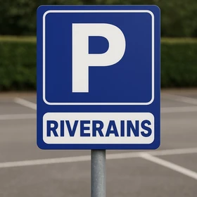 Panneau Parking riverains – Panneau parking