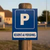 Parking Privatif Réservé au Personnel - Panneau Signalétique