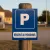 Parking Privatif Réservé au Personnel - Panneau Signalétique