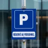 Parking Privatif Réservé au Personnel - Panneau Signalétique