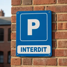 Panneau Parking Interdit - Stationnement Privé - Signalétique