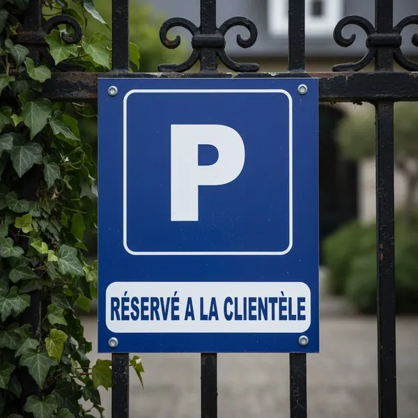 Parking Réservé Clients | Signalétique Emplacement Clientèle