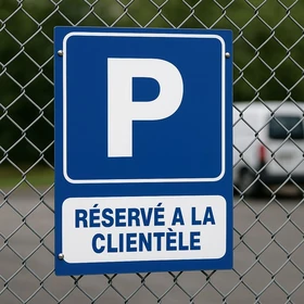 Parking Réservé Clients | Signalétique Emplacement Clientèle