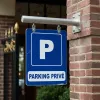 Panneau signalétique Parking privé accès réservé extérieur