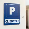Panneau signalisation Parking réservé clients aluminium extérieur