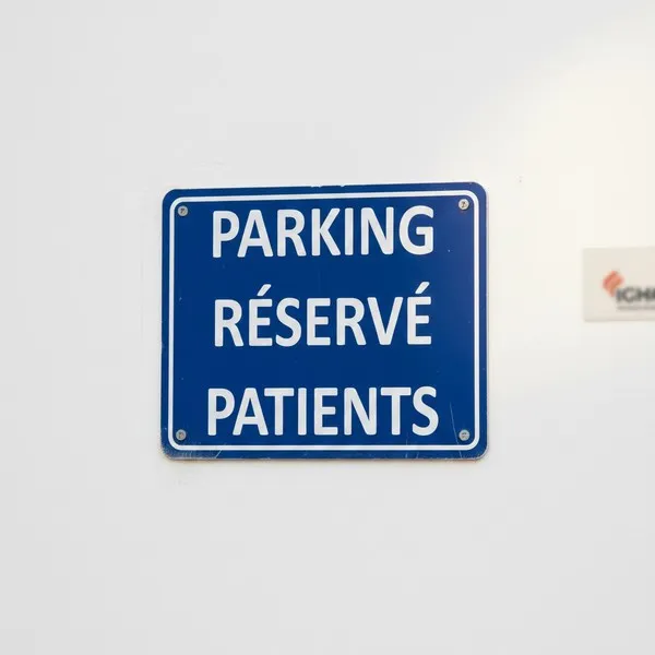 Panneau Parking réservé patients – Panneau parking