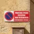 Panneau stationnement interdit parking privé réservé résidents