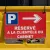 Panneau Parking Réservé Clientèle Cabinet Flèche Droite | Signalétique