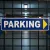 Panneau Parking flèche droite | Signalétique extérieure directionnelle