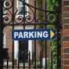 Panneau Parking flèche droite | Signalétique extérieure directionnelle