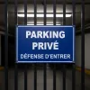 Panneau parking privé stationnement interdit- Défense d’entrer