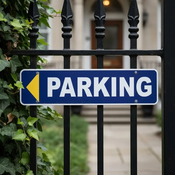 Panneau Parking Flèche Gauche | Signalisation Directionnelle