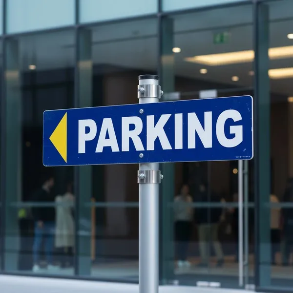Panneau Parking Flèche Gauche | Signalisation Directionnelle