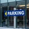 Panneau Parking Flèche Gauche | Signalisation Directionnelle