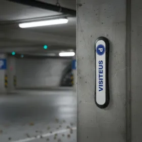 Plaque d’identification parking visiteur – Panneau signalétique