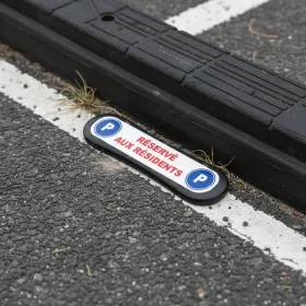 Plaque Parking Résident: Identification, Réservé, Durable, Extérieur