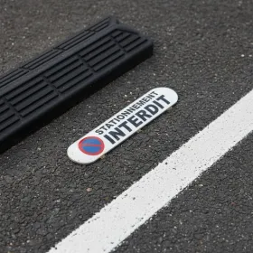 Plaque d'identification de place de parking - Panneau stationnement