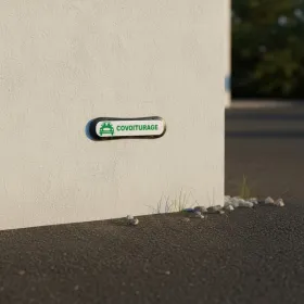 Plaque parking covoiturage personnalisable – Place réservée
