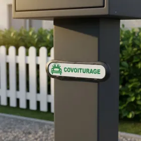 Plaque parking covoiturage personnalisable – Place réservée