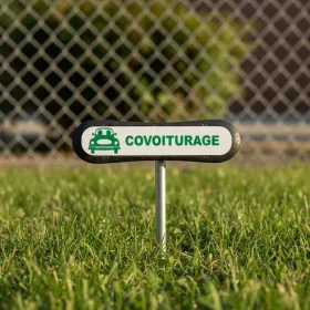 Plaque parking covoiturage personnalisable – Place réservée