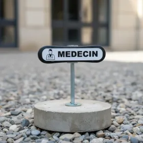 Panneau Parking Médecin : Plaque d'identification de place réservée