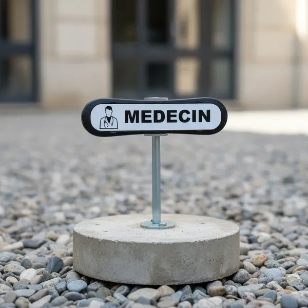 Panneau Parking Médecin : Plaque d'identification de place réservée