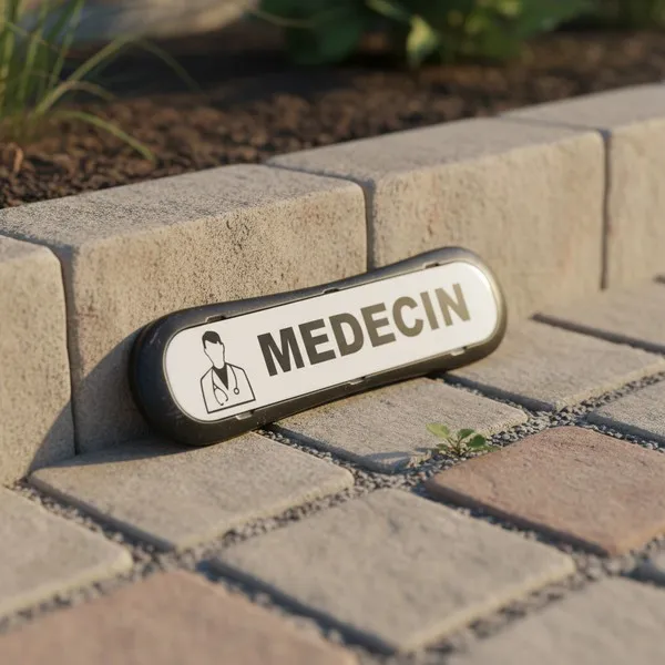 Panneau Parking Médecin : Plaque d'identification de place réservée
