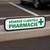 Plaque identification parking pharmacie réservé clientèle