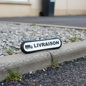 Plaque Parking Livraison - Panneau Place Réservée Pro