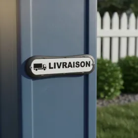 Plaque Parking Livraison - Panneau Place Réservée Pro