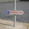 Plaque de parking réservé taxi – Panneau parking