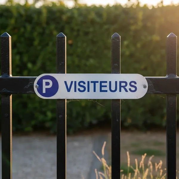 Plaque de parking visiteurs – Panneau parking