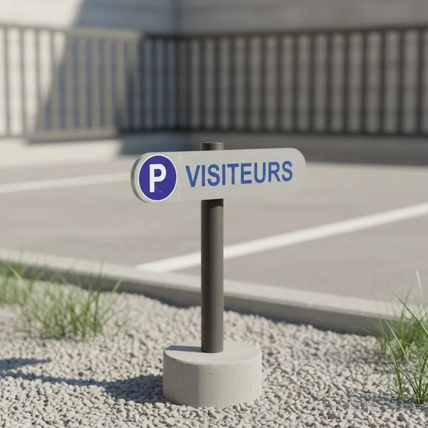 Plaque de parking visiteurs – Panneau parking
