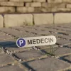 Plaque de parking réservée médecin – Signalétique extérieure