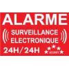 Panneau alarme surveillance électronique-Panneau vidéo surveillance-Panneaux Signalétiques