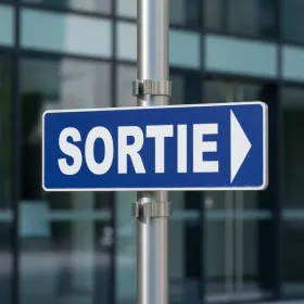 Panneau sortie à droite | Issue de secours directionnelle