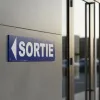 Panneau Sortie à Gauche | Flèche Orientation Sécurité