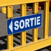 Panneau Sortie à Gauche | Flèche Orientation Sécurité