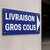 Panneau livraison gros colis à droite – Panneau parking