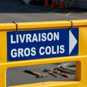 Panneau livraison gros colis à droite – Panneau parking