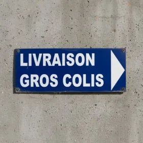 Panneau livraison gros colis à droite – Panneau parking