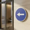 Panneau sens obligatoire à gauche – Panneau directionnel