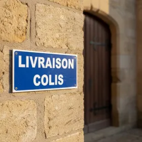 Panneau "livraison colis" – Signalétique Bureau