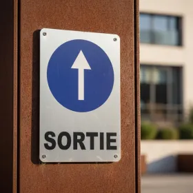 Panneau Direction sortie – Panneau directionnel