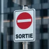 Panneau Sortie interdite – Panneau routier