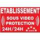 panneau "espace sous vidéo protection"