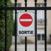 Panneau Sortie interdite – Panneau routier