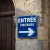 Panneau entrée visiteurs droite – Panneau directionnel