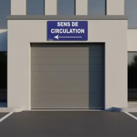Panneau Sens de Circulation Gauche – Obligation