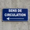 Panneau Sens de Circulation Gauche – Obligation